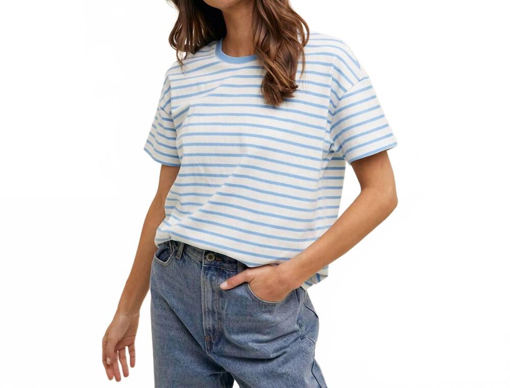 NEW WISHLIST women's blue to you tee in blue